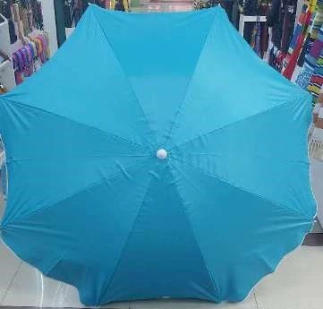 Зонт пляжный D=170 см, h=190 см, "Голубое облако", с наклоном и защитой от УФ, ДоброСад