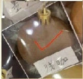 Набор шаров VELOUR "Нежный бархат" 6 см (набор 6 шт), Кофейный