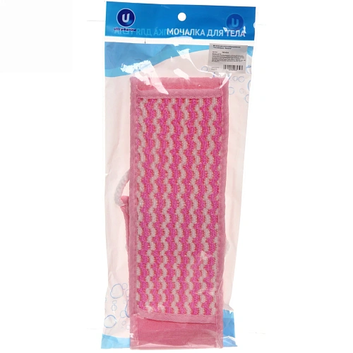 Мочалка для тела комбинированная Ультрамарин - Каската, цвет микс, 7010см_6