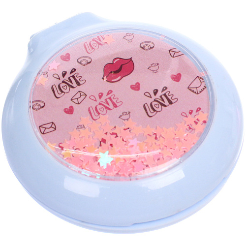 Расческа массажная складная детская АМОР, микс 4 дизайна, 6,52см (PVC коробка)_18