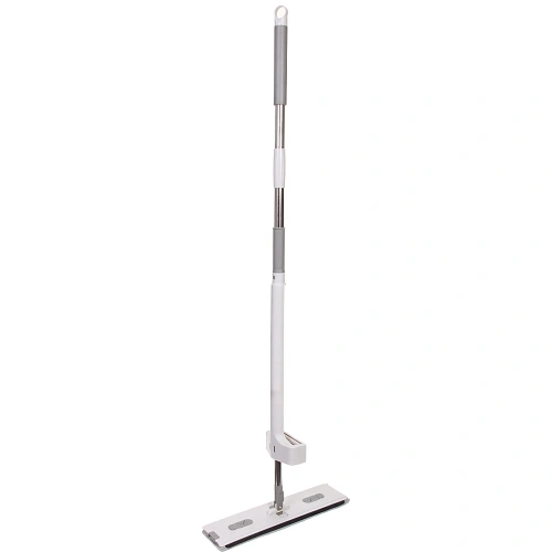 Швабра с насадкой из микрофибры отжимная , в комплекте две насадки 42х11х130