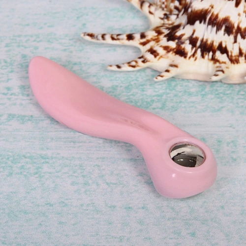 Массажер для зоны лица и шеи декольте Beauty House, магнитный ролик, цвет розовый, 113пакет_3