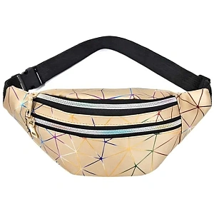 Сумка на пояс "Harizma", цвет золото, 31*12 см