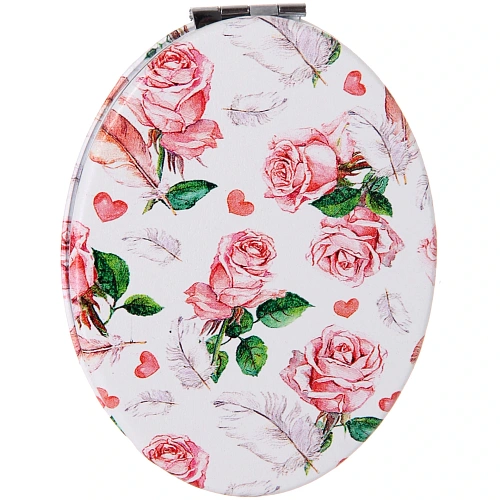 Зеркало косметическое двойное ФРАТЕЛЛИ, розы, 6,58,5см (пакет с подвесом)_4