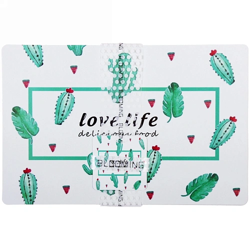 Салфетка на стол 4328см в наборе 6+6шт Кактусы_4