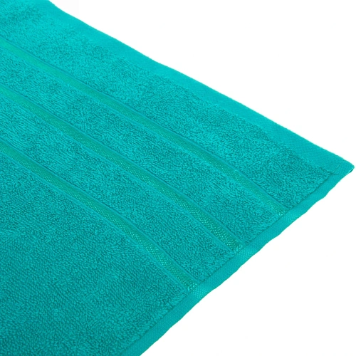 Полотенце махровое 70140см LUNA цвет зеленый 05050 плотность 360грм2 с петелькой-подвесом_6