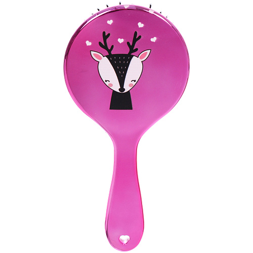 Расческа массажная зеркальная Animals, микс 4 цвета, 1022 см, блистер Ultramarine_9