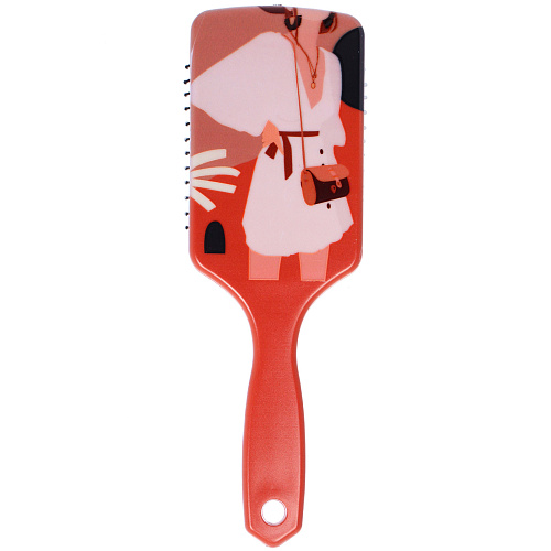 Расческа массажная прямоугольная форма КОЛЛЕКЦИЯ ИМАНИ - МИРА, микс 4 дизайна, 247,5см (PVC упаковка)_4