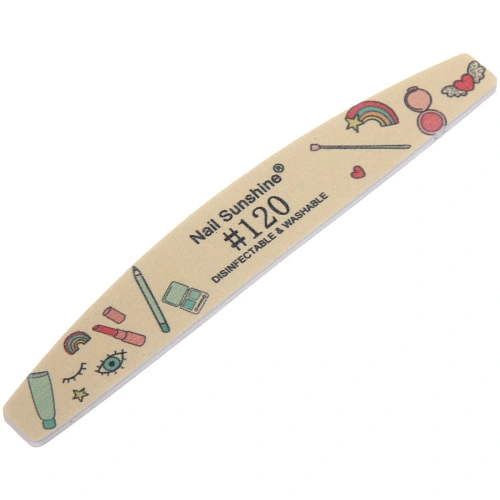 Пилка наждачная профессиональная МЕЙК, цвет лимонный, 120120грит, 2,817,8см(блистер Ultramarine)_3