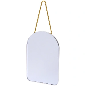 Зеркало подвесное "ЭЛАНТРА", трапеция, цвет хром, 16,5*26см