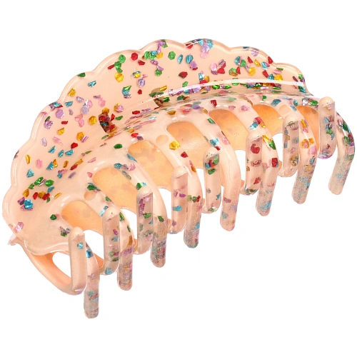 Заколка - краб для волос AKS - VIENTO, микс 6 цветов, волна, 104,5см _7