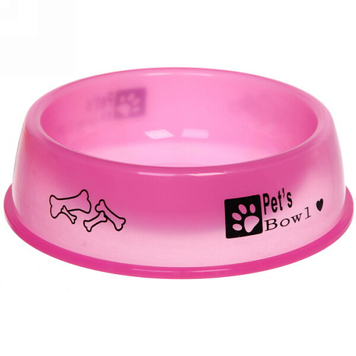 Миска пластиковая Паппи 216см цвет розовый_4
