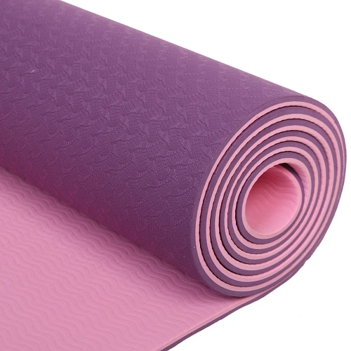 Коврик для йоги 6мм 61183 см Гармония 2х сторонний, розовыйсиреневый_4