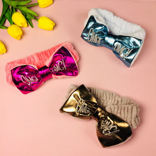 Повязка на голову Кокетка - Omg!, микс 6 цветов, 205см_2