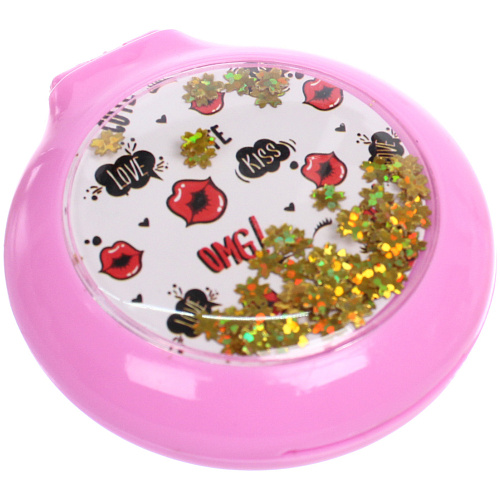 Расческа массажная складная детская АМОР, микс 4 дизайна, 6,52см (PVC коробка)_19