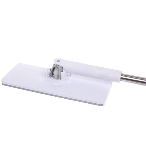 Швабра самозажимная ручка 125см в комплекте 2 салфетки_6