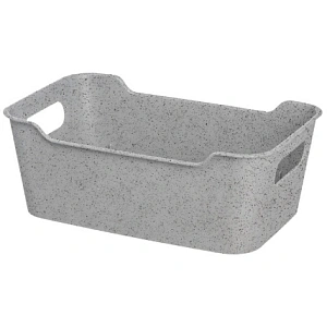 Корзина для хранения универсальная "Mango" цвет гранит серый 2,4л, 23*16**9см