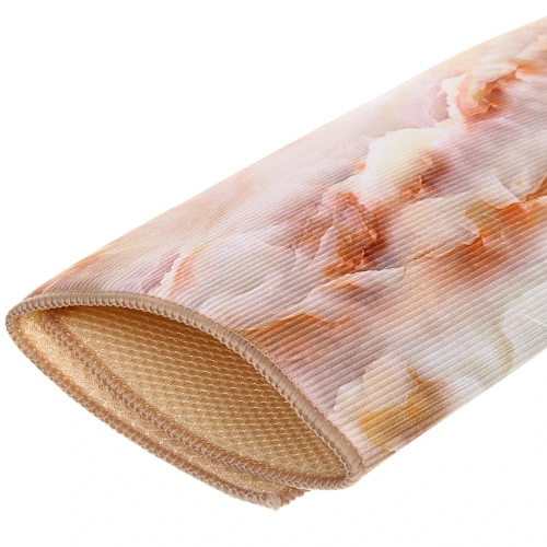 Коврик для сушки посуды 3850см Мрамор оранжевый_4