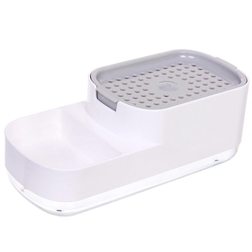 Подставка под губку с дозатором 600мл 22,9х10,8х8,5 1862_5