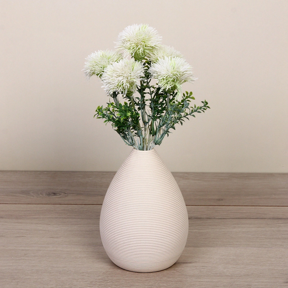 Искусственные цветы "Волшебство лета" 32см Одуванчики 5 цветков белые