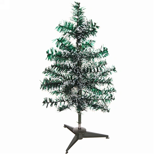 Ёлка "Метелица"  34 см, ПВХ белый иней (30 веток)