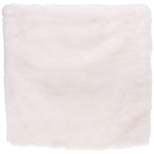 Чехол для декоративной подушки SOFI, 4343 см, иск мех, цвет белый_4