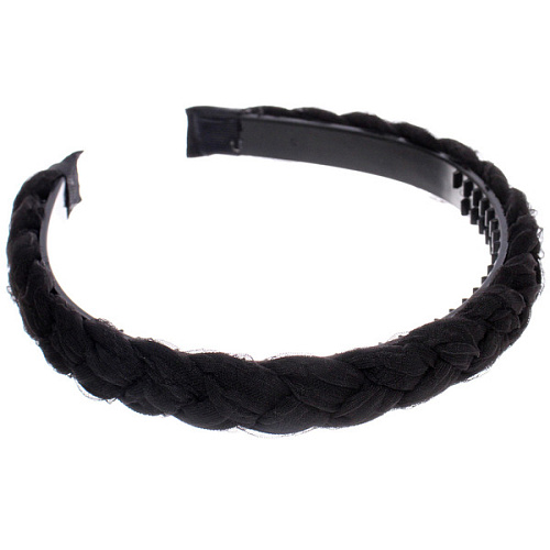 Ободок для волос МАРЦИПАН, миамо, ширина 1,5см, микс 6 цветов ( в пакете с подвесом)_4