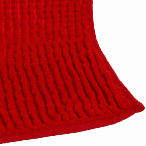 Коврик для ванной 4060 Букли бордовый_7