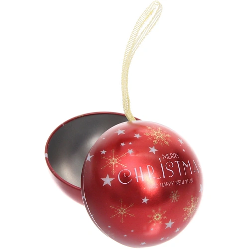 Банка жестяная Новогодние шары 6,5см, микс_5