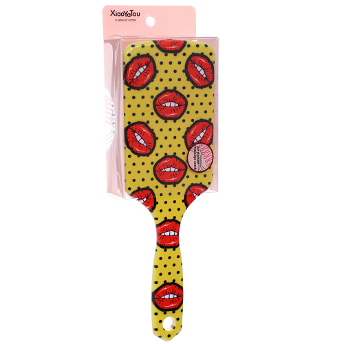 Расческа массажная прямоугольная форма КОЛЛЕКЦИЯ ИМАНИ - ЛИНА, микс 4 дизайна, 247,5см (PVC упаковка)_10