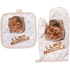 Прихватка в наборе с прихваткой-варежкой "Pasta" 25,5*16 см, 17*17 см