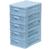 Комод малый "ПАЛЕРМО", цвет голубой, 5 отделений, 13*9*18,5см
