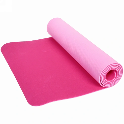 Коврик для йоги 6мм 61183 см Гармония 2х сторонний, розовыйсврозовый_3
