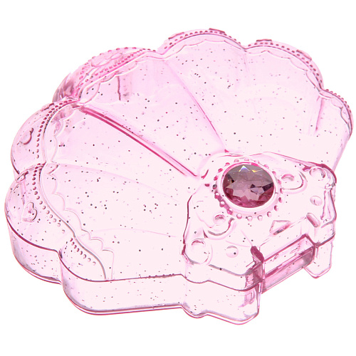 Шкатулка пластиковая  KiKi HAUS, ракушка, цвет розовый, 119535см (в пакете)_5