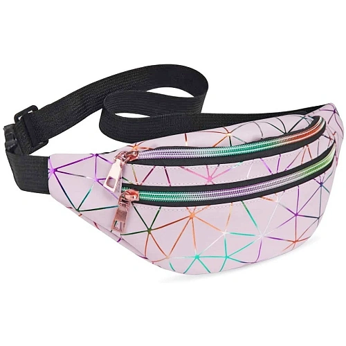 Сумка на пояс Harizma, цвет пудровый, 3112 см_14