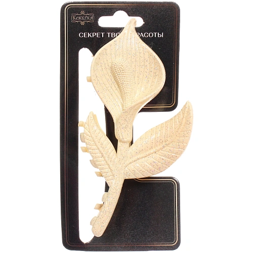 Заколка - краб для волос AKS - SALVATORE, микс 6 цветов, цветок, 125,5см _4