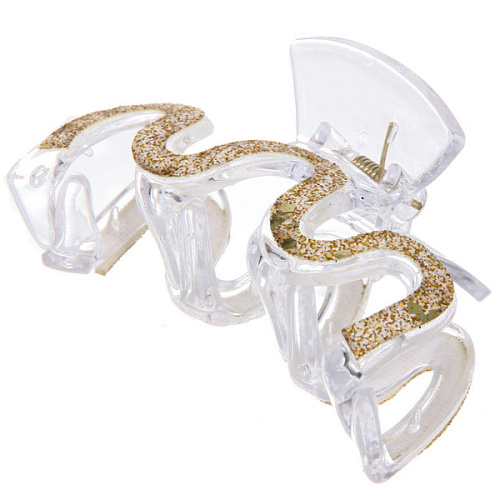 Заколка - краб для волос на блистере FANTEO, шесть цветов в ассортименте, 9см  _6