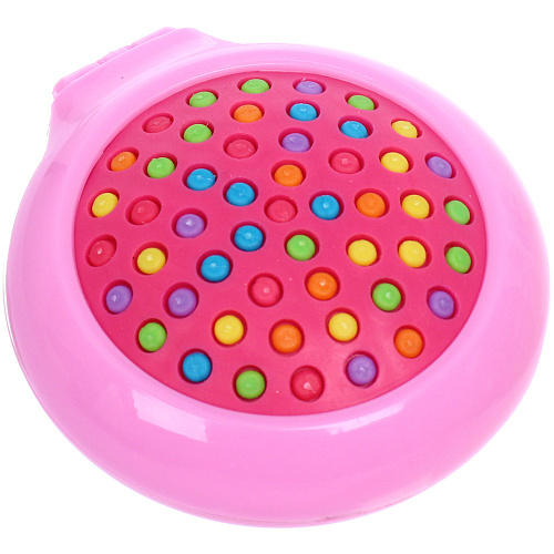 Расческа массажная складная детская АМОР, микс 4 дизайна, 6,52см (PVC коробка)_23