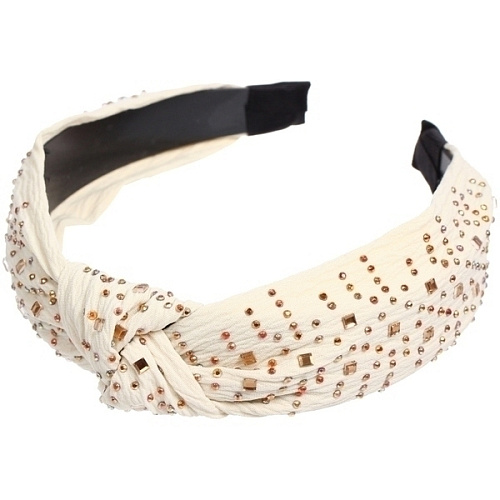 Ободок для волос ЛАФАНТАЛЬ, эйфория, стразы, ширина 28см, микс 6 цветов (стикер на внутр часть)_4