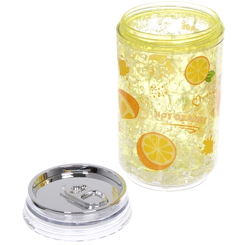 Бутылка питьевая пластиковая 240мл Фруктовый фреш, микс цветов_15