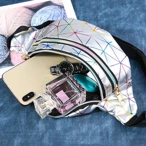 Сумка на пояс Harizma, цвет серебро, 3112 см_14