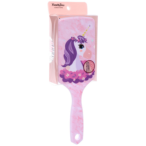 Расческа массажная ЕДИНОРОЖКИ, микс 4 дизайна, 247,5см (PVC упаковка)_9