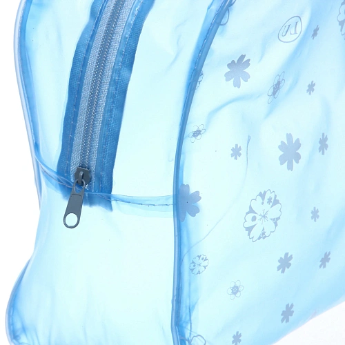 Косметичка Adventure - Feathers, ромашки, цвет голубой 2417см_5