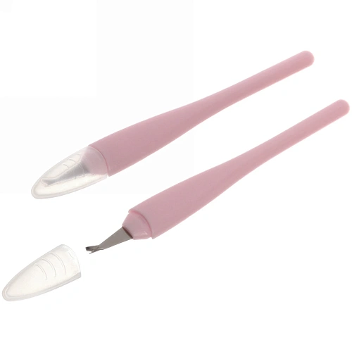 Триммер для удаления кутикулы на блистере Ультрамарин, с прорезиненной ручкой, с колпачком, цвет микс, 13см_13