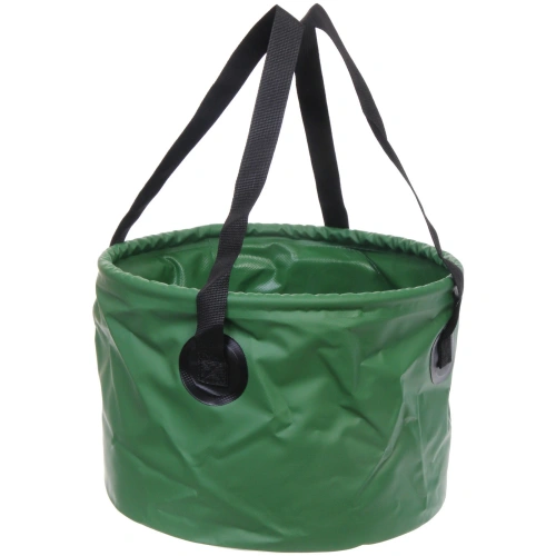 Ведро складное туристическое 15л зеленое