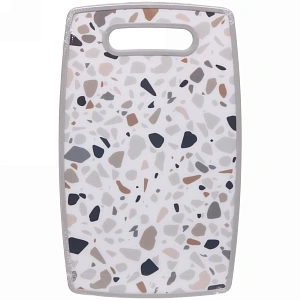 Доска разделочная "Stone" 23*37*1см Крошка светлая