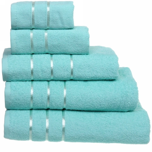 Полотенце махровое 30*30см "LUNA" цвет мятный 05010 плотность 360гр/м2