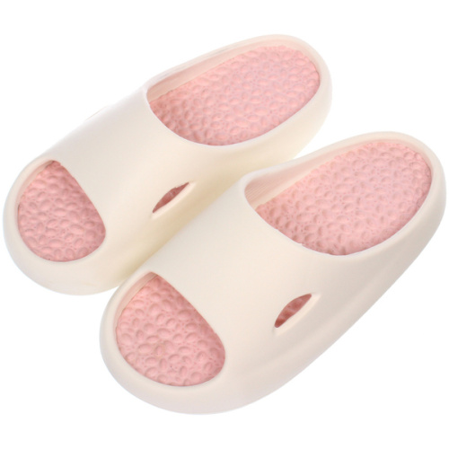 Шлепанцы женские "RELAX", цвет белый, розовая стелька, р-р 40-41