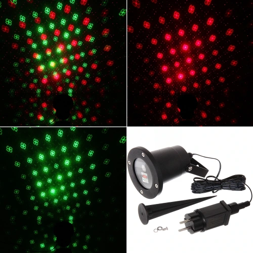 Световой прибор Лазер уличный, 4 картинки, XL-060 (220V)