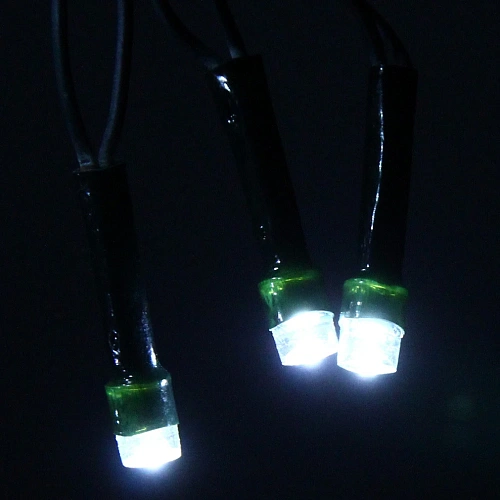 Гирлянда для дома  7,5м 80 ламп LED зелёный пров Белый_20